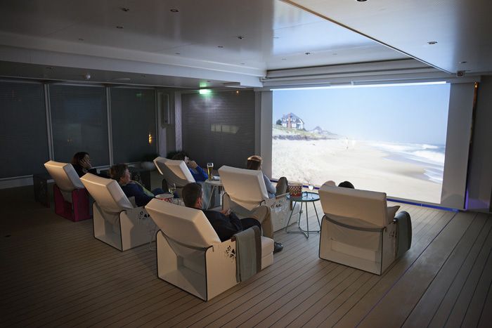 Daytime Pool & Bar/Evening Cinema